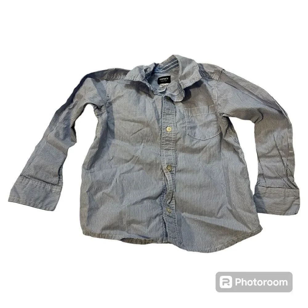 🌼🌼Carters boys stripe shirt Preloved. 4T🌼🌼